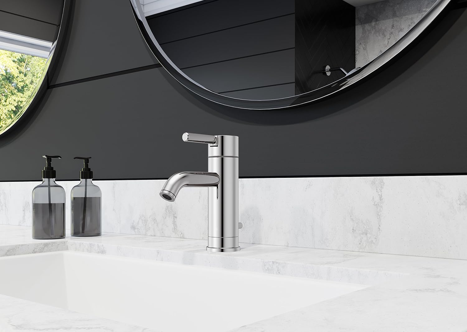 Pfister LG42NC00 Contempra Single Control Bathroom Faucet in Polished Chrome