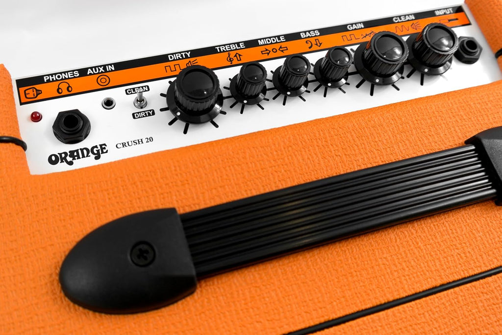 Orange Crush 20 20W 8' 2-Channel Guitar Amplifier and Speaker Combo, Orange