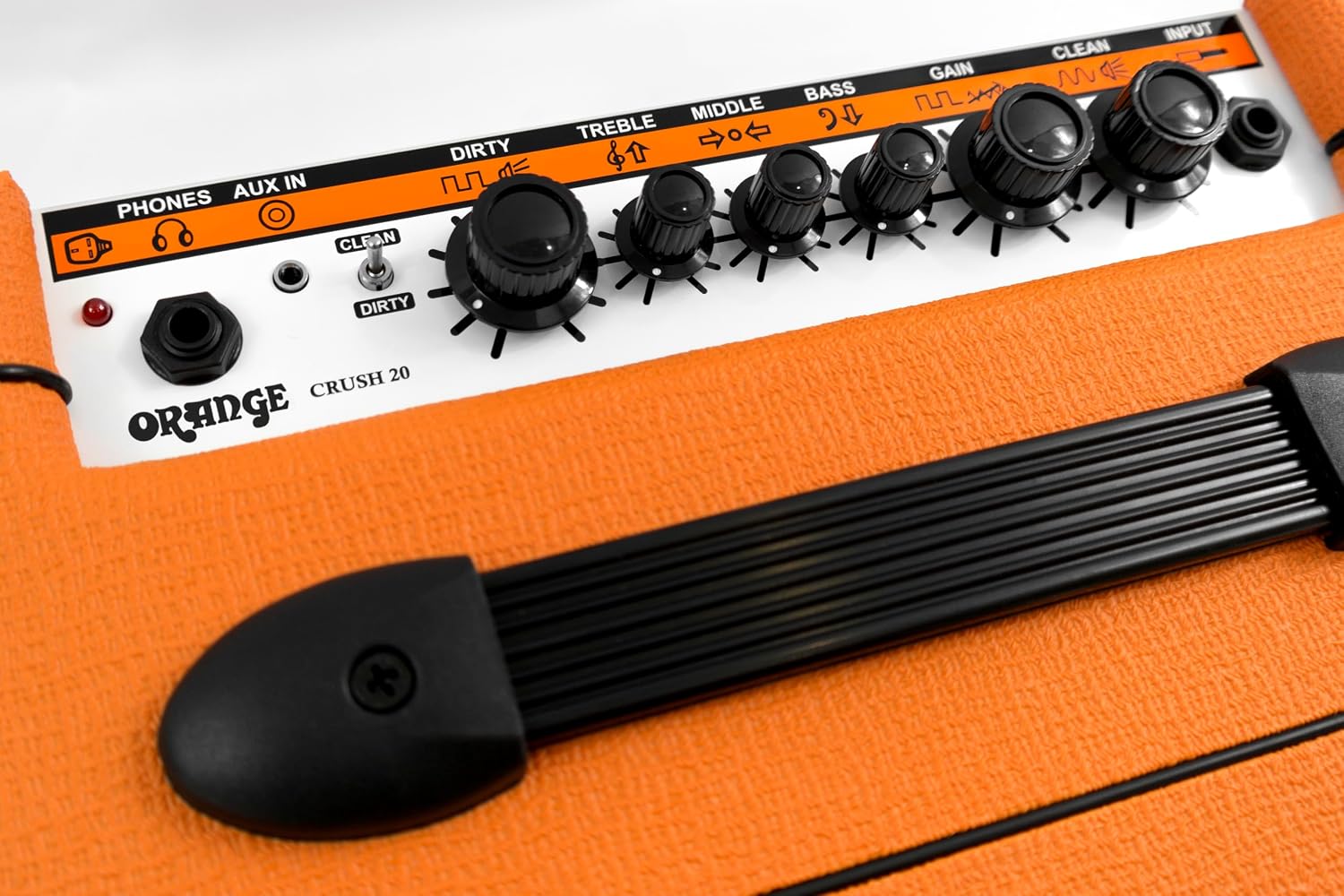 Orange Crush 20 20W 8' 2-Channel Guitar Amplifier and Speaker Combo, Orange