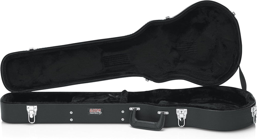 Gator Cases Deluxe Wood Hard-Shell Case for Les Paul Electric Guitars (GW-LPS)