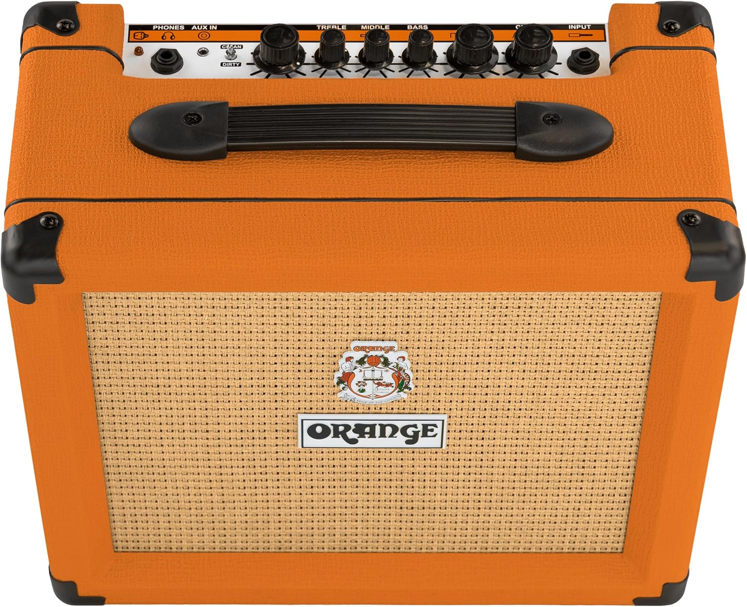 Orange Crush 20 20W 8' 2-Channel Guitar Amplifier and Speaker Combo, Orange