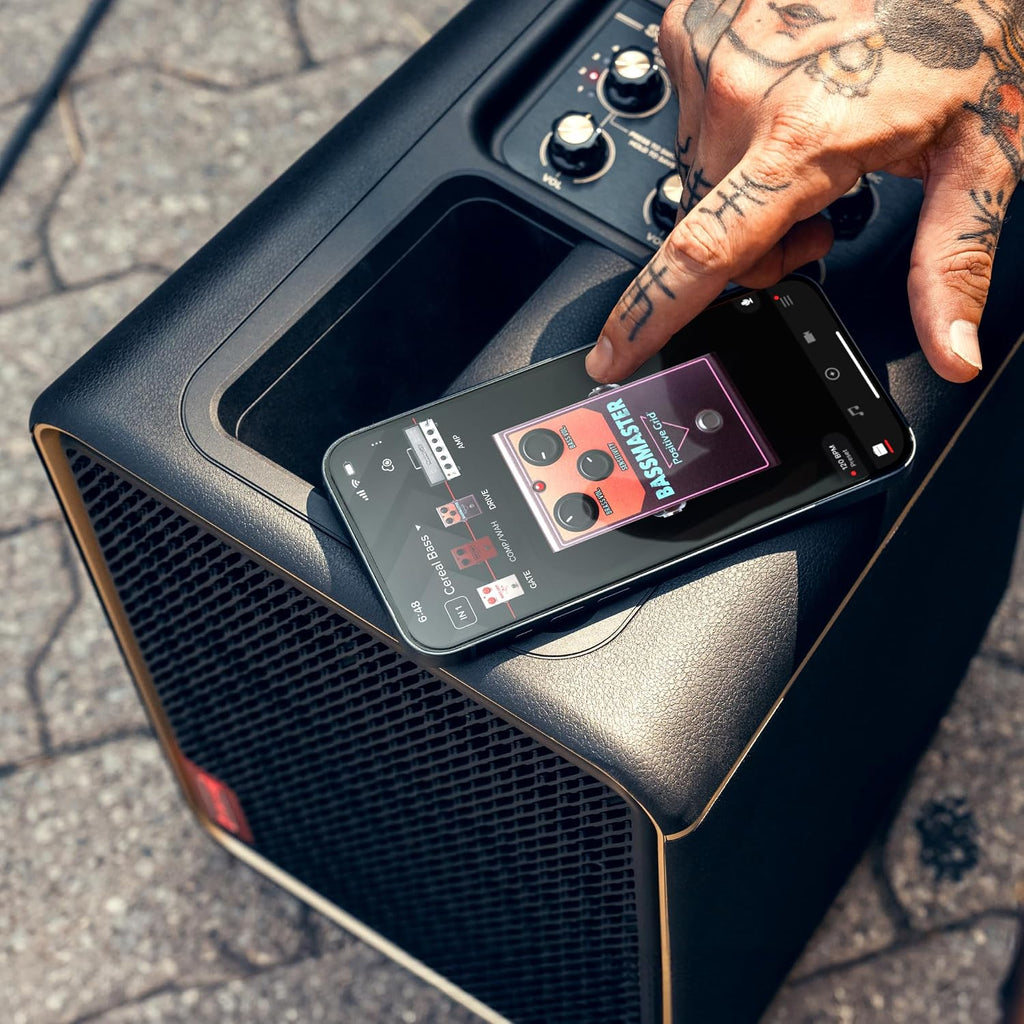 Positive Grid Spark Edge 65W Portable 4-Channel Smart Guitar Amp & PA System with Built-in Looper, AI Features & Smart App for Electric, Acoustic, Bass, Vocals, Keyboards and More