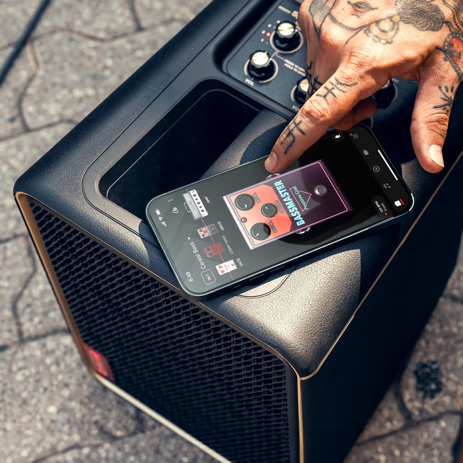 Positive Grid Spark Edge 65W Portable 4-Channel Smart Guitar Amp & PA System with Built-in Looper, AI Features & Smart App for Electric, Acoustic, Bass, Vocals, Keyboards and More