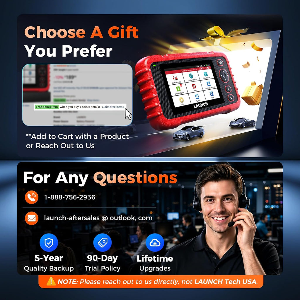 Launch OBD2 Scanner CRP123X V3.0 Elite, 2026 Lifetime Free WiFi Update Scan Tool, FCA SGW, CANFD&DoIP, SAS/Throttle/Brake/BMS/D-P-F/Oil/ABS Service Multi Systems Car Scanner, Battery Test, Auto VIN