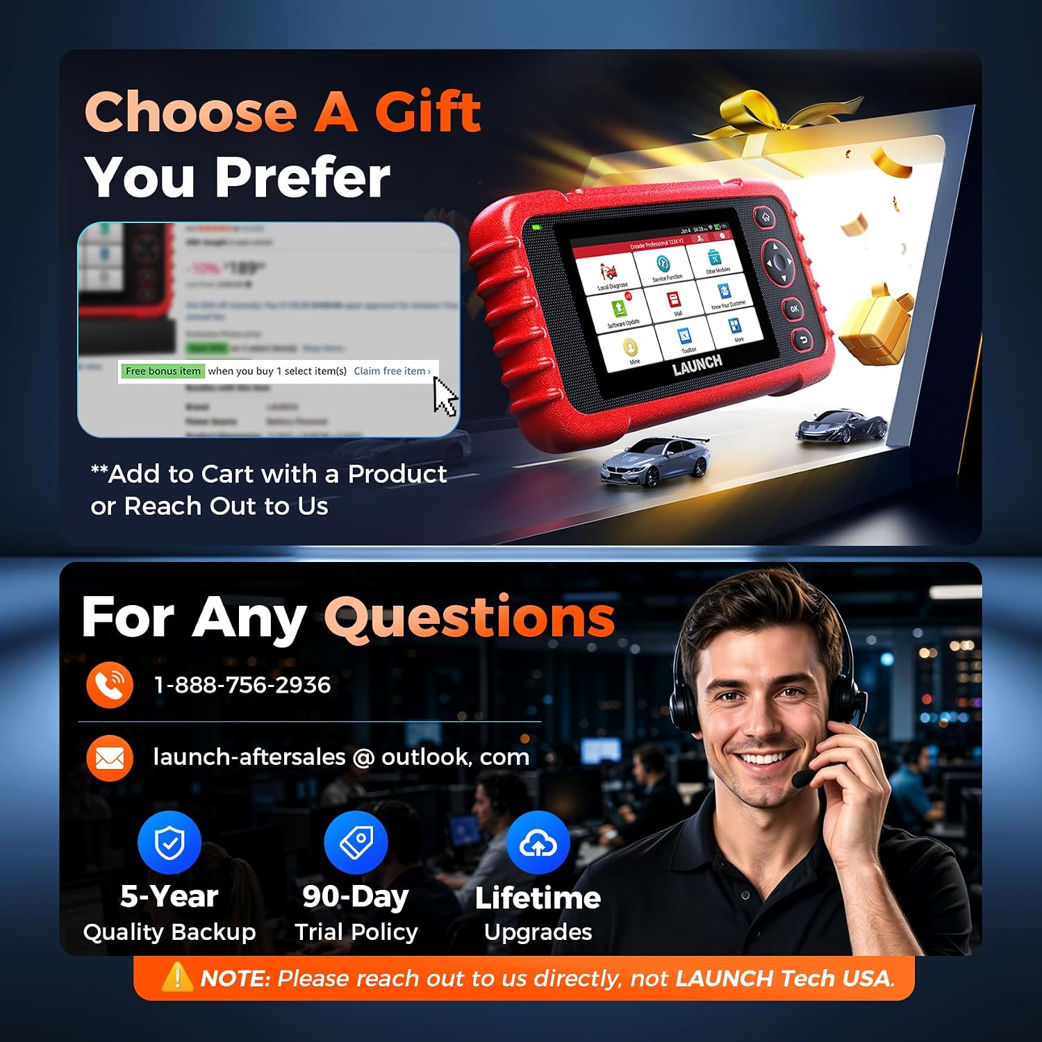 Launch OBD2 Scanner CRP123X V3.0 Elite, 2026 Lifetime Free WiFi Update Scan Tool, FCA SGW, CANFD&DoIP, SAS/Throttle/Brake/BMS/D-P-F/Oil/ABS Service Multi Systems Car Scanner, Battery Test, Auto VIN