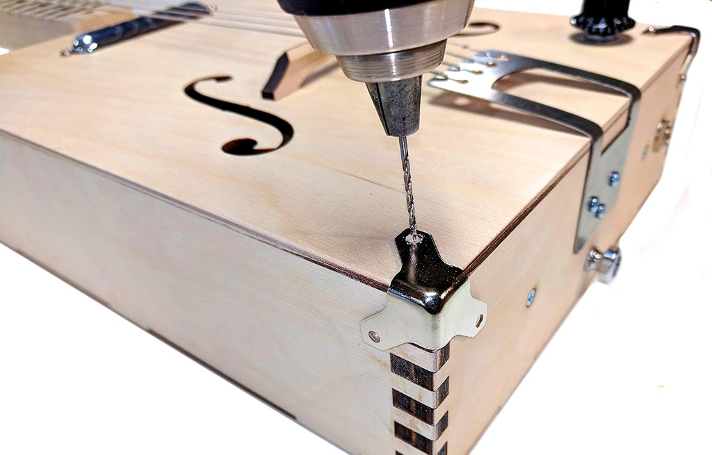 The 'Tupelo Tenor' 4-string Electric Box Guitar kit - Easy to Build, Great Acoustic Tone