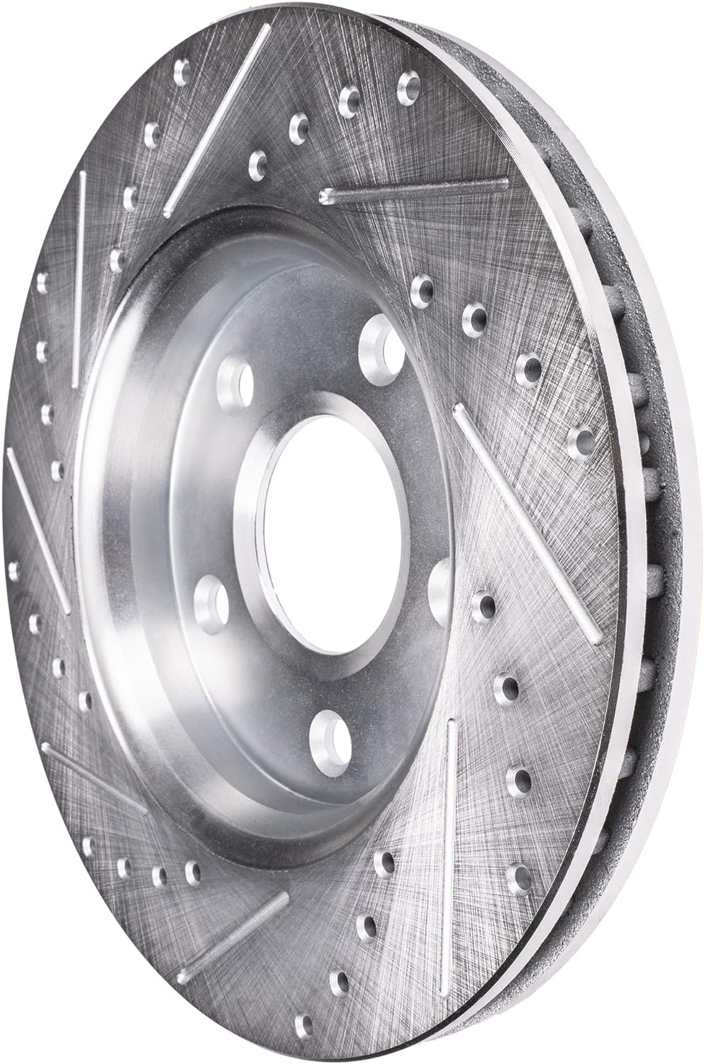 Detroit Axle - Brake Rotors for 2017-2021 Mini Cooper Clubman 2018-2022 Cooper Countryman [ALL4, Base] Drilled Slotted Brake Rotors 2019 2020 Replacement : 12.09' inch Front and 11.81' inch Rear Rotor