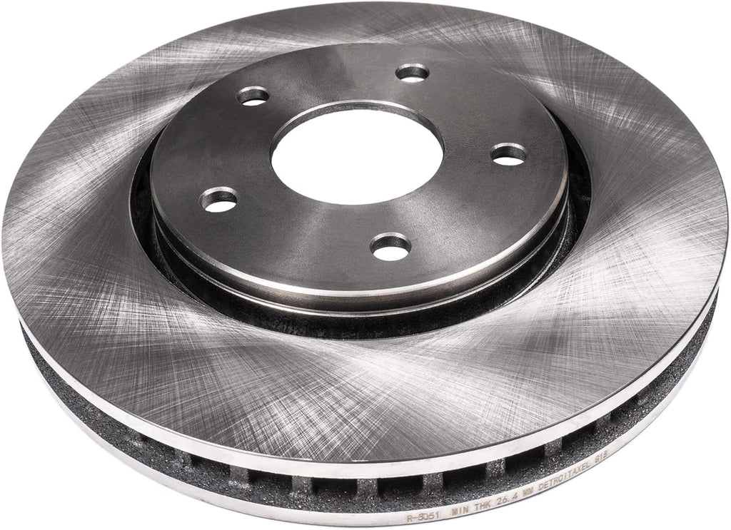 Detroit Axle - Brake Rotors for 10-17 Chevrolet Equinox GMC Terrain 2010 2011 2012 2013 2014 2015 2016 2017 Brakes Rotors Replacement: 12.64' inch Front and 11.93' inch Rear Rotors