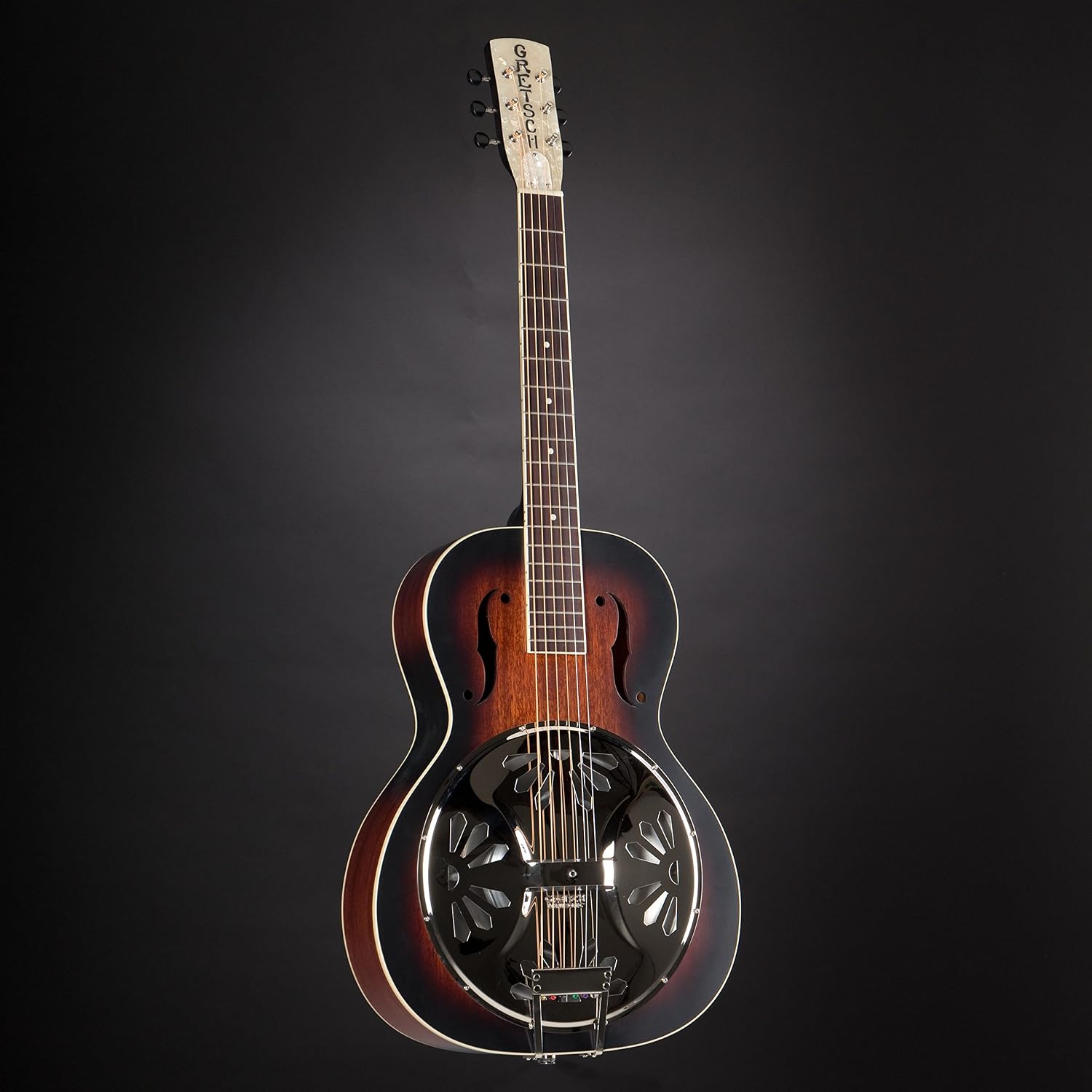 Gretsch G9220 Bobtail Round-Neck Mahogany Body Resonator - 2-Color Sunburst, Padauk Fingerboard