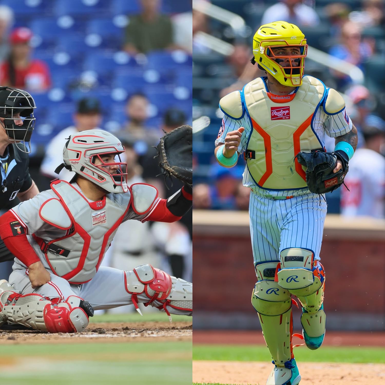 Rawlings Rawlings | MACH PRO Series Catcher's Helmet | Baseball | NOCSAE Certified | Junior & Senior Sizing | Multiple Colors