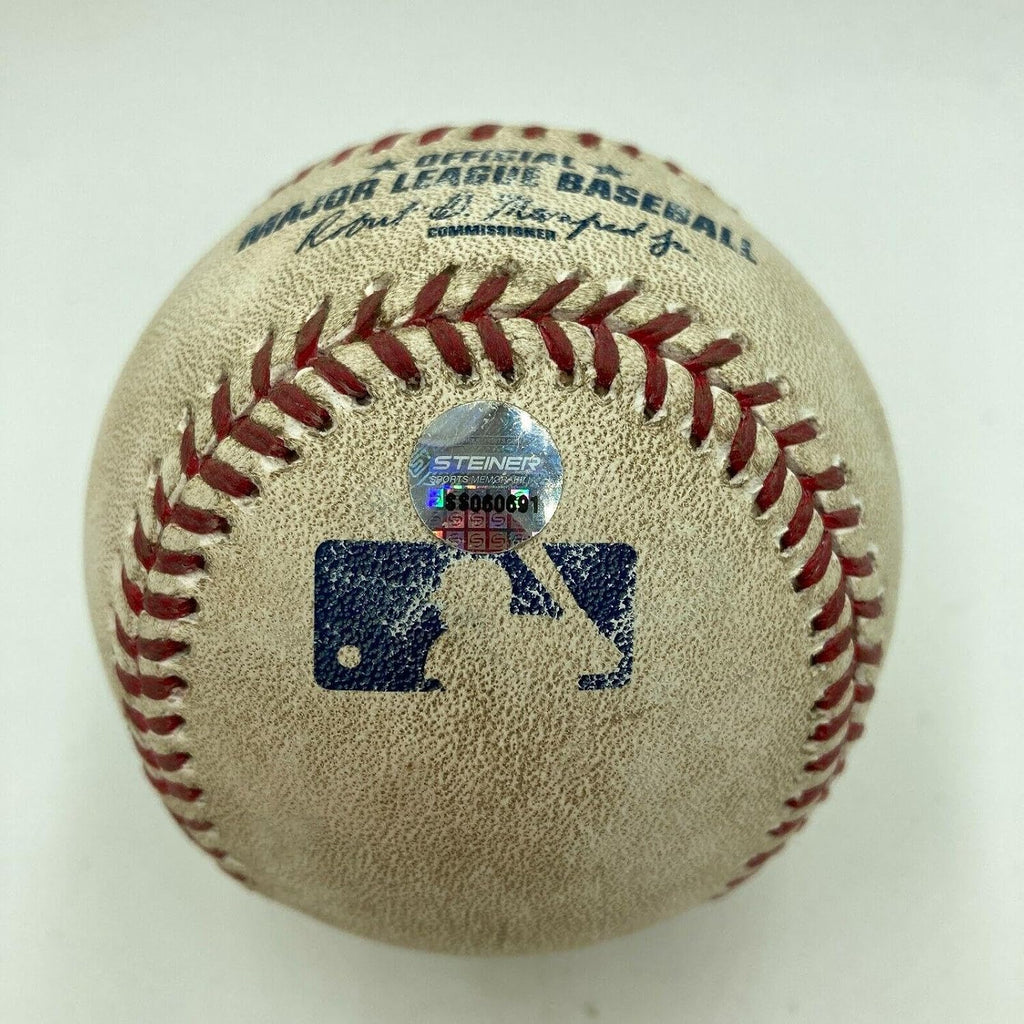Incredible Alex Rodriguez 3,000 Hit Game Used Signed Inscribed Baseball Steiner - MLB Game Used Baseballs
