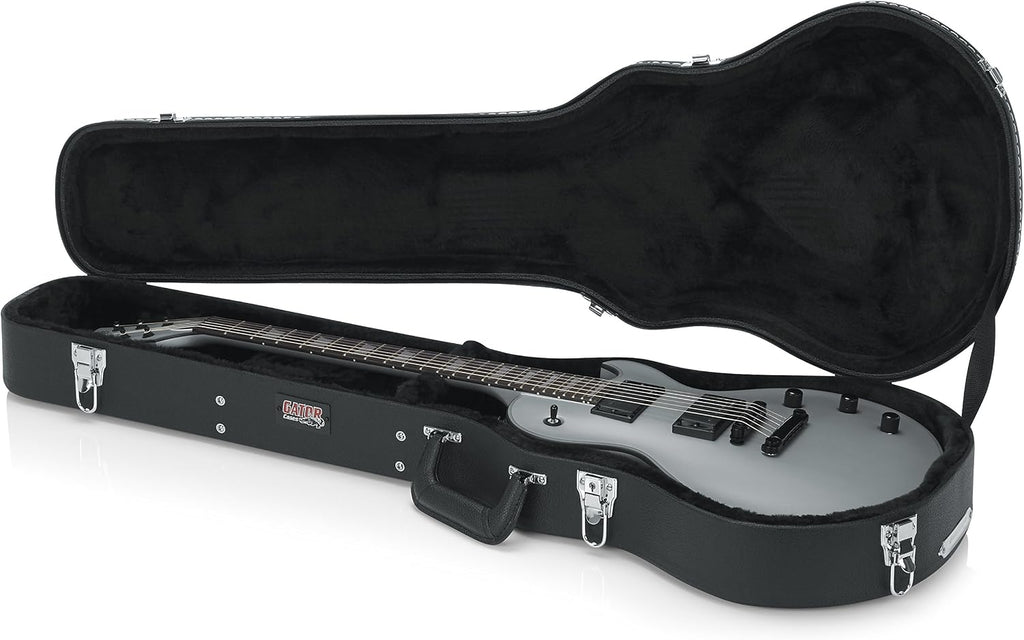 Gator Cases Deluxe Wood Hard-Shell Case for Les Paul Electric Guitars (GW-LPS)