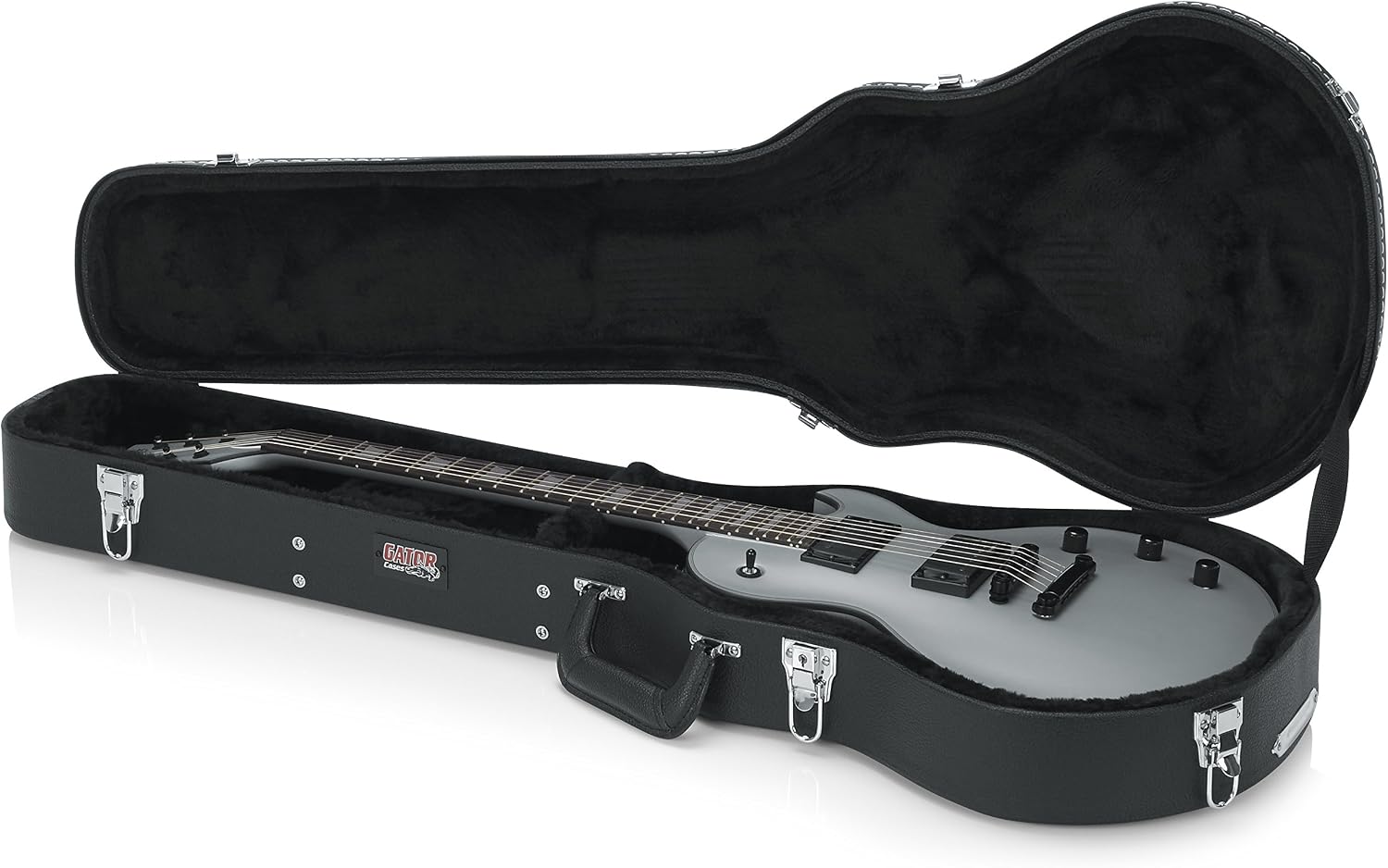 Gator Cases Deluxe Wood Hard-Shell Case for Les Paul Electric Guitars (GW-LPS)