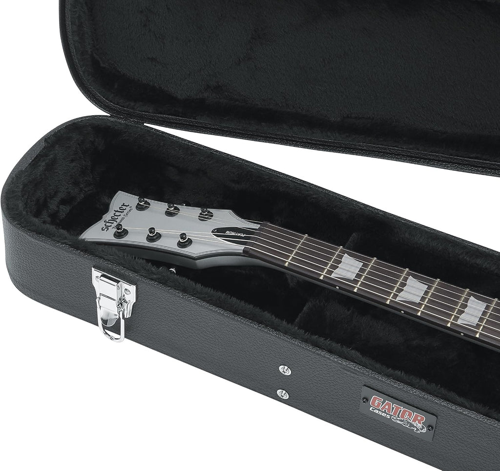 Gator Cases Deluxe Wood Hard-Shell Case for Les Paul Electric Guitars (GW-LPS)