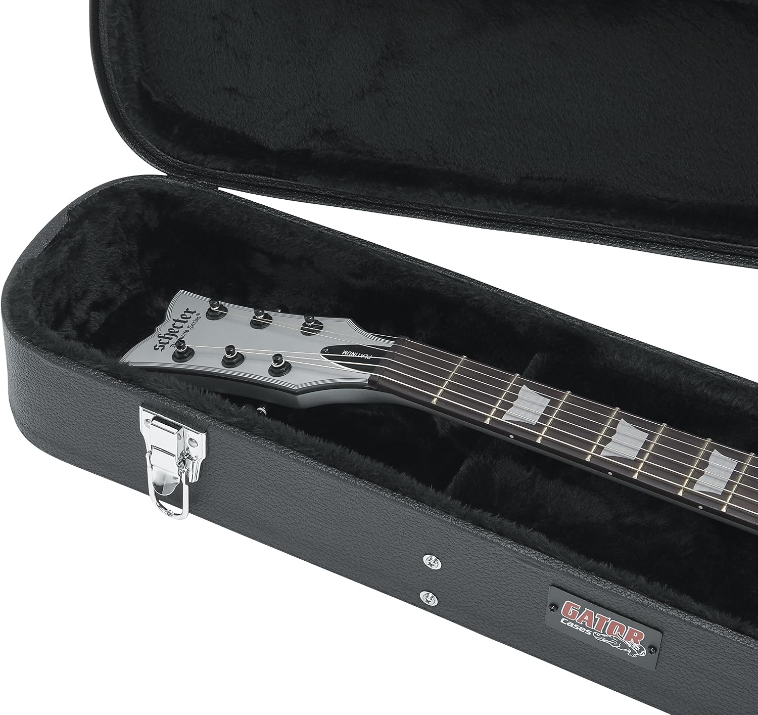 Gator Cases Deluxe Wood Hard-Shell Case for Les Paul Electric Guitars (GW-LPS)