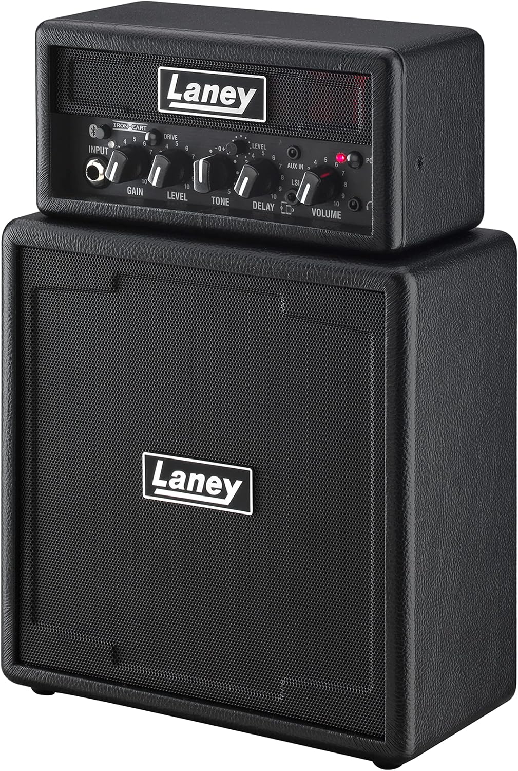 Laney MINISTACK-B-IRON Bluetooth Battery Powered Guitar Amp With Smartphone Interface | Battery Powered, Smartphone Interface