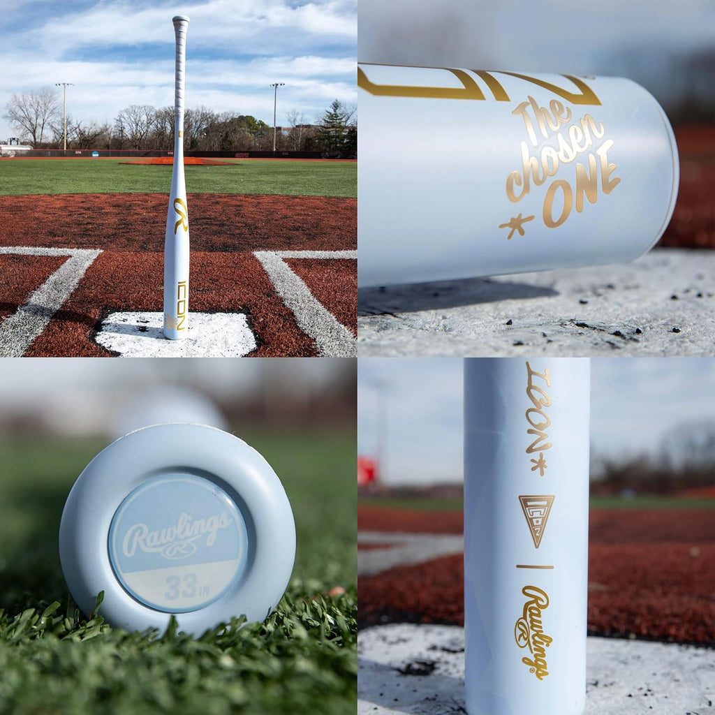 Rawlings | 2026 | ICON The Chosen One Baseball Bat | BBCOR | -3 Drop | 2 5/8' Barrel | 1 Pc. Composite