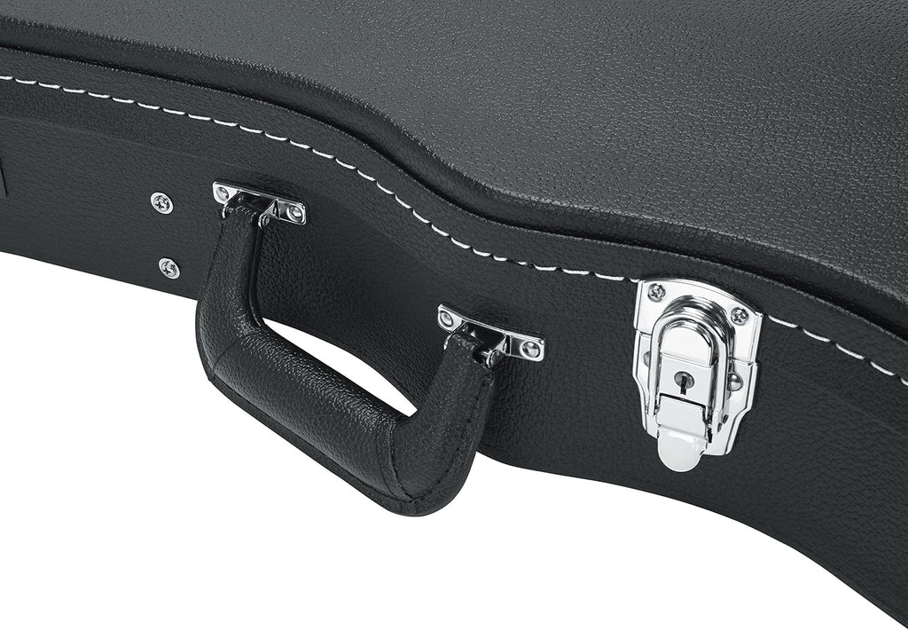 Gator Cases Deluxe Wood Hard-Shell Case for Les Paul Electric Guitars (GW-LPS)