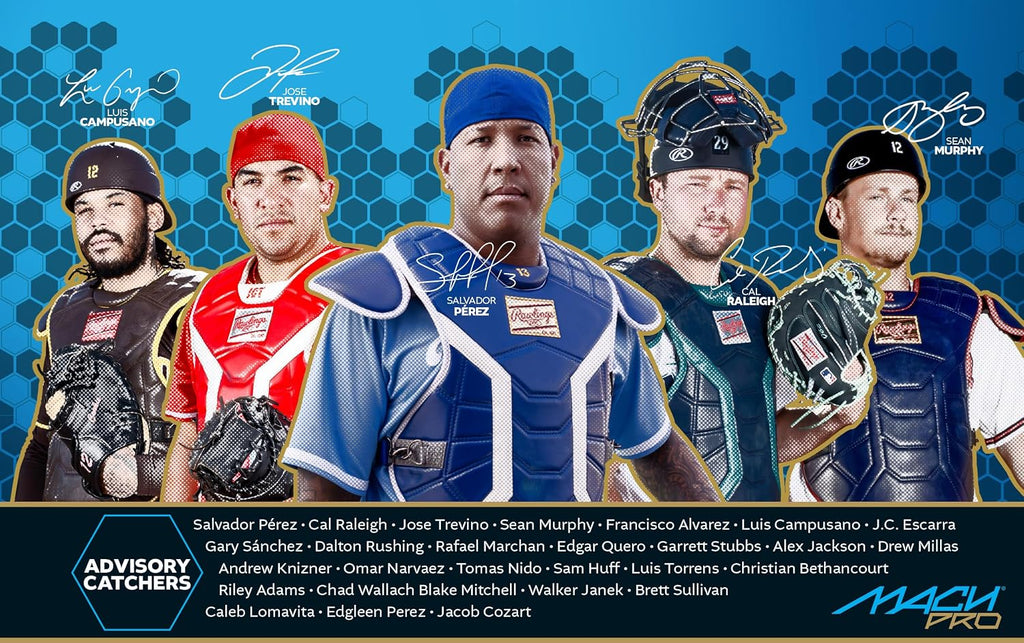 Rawlings | MACH PRO Series Baseball Catcher's Set | NOCSAE Certified | Adult & Intermediate Sizing | Multiple Colors