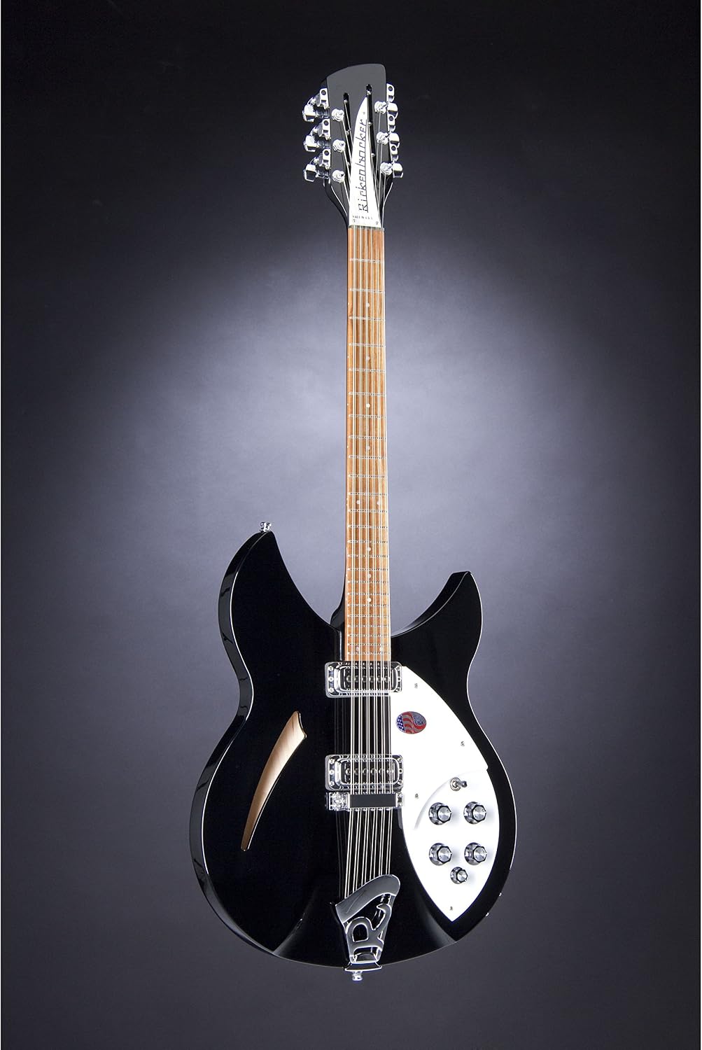 Rickenbacker 330/12 Semi-hollow 12-string Electric Guitar - Jetglo