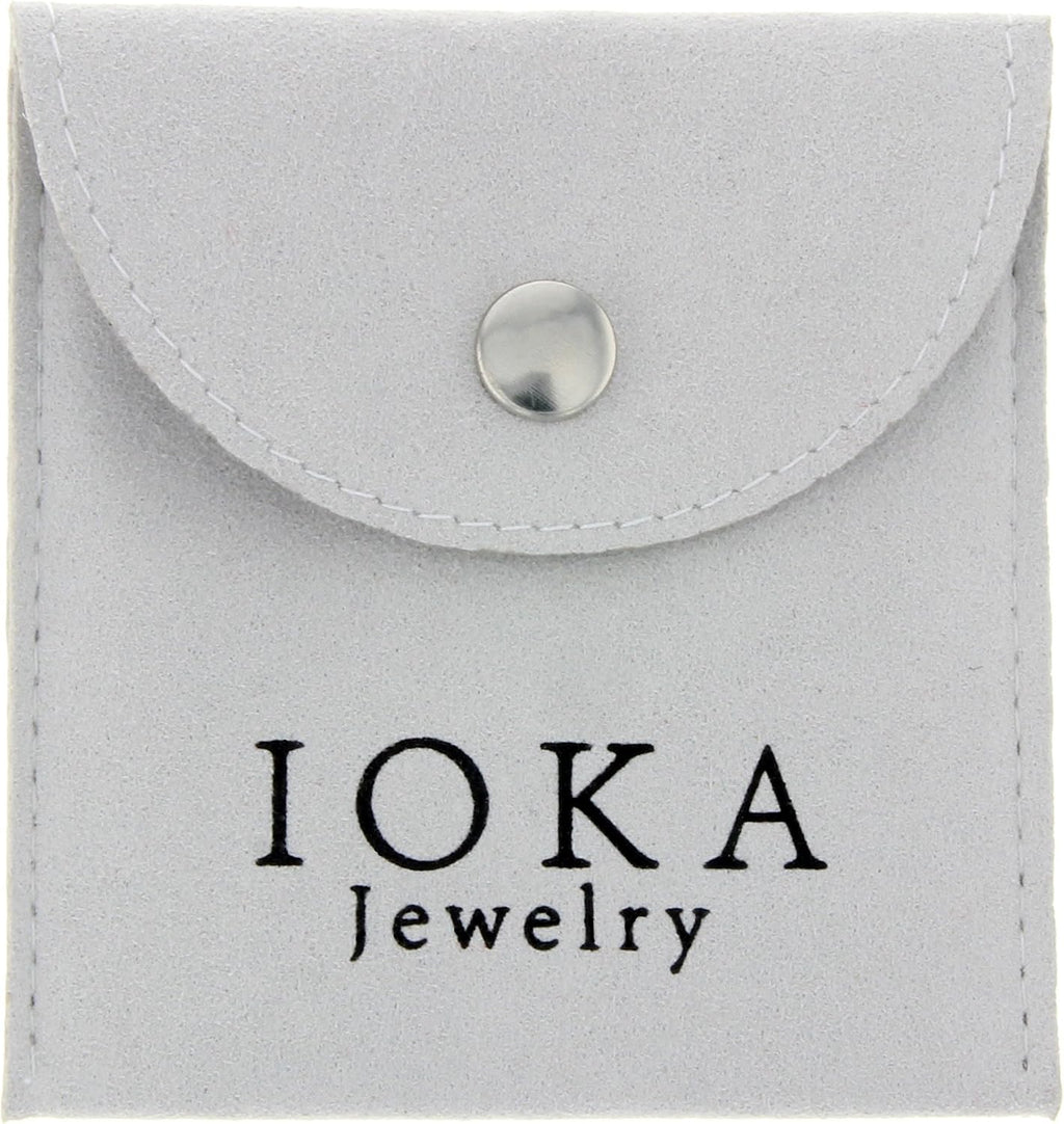 Ioka - 14K Yellow Gold Lady Bug Colored Enamel Lucky Charm Tiny Pendant For Necklace or Chain