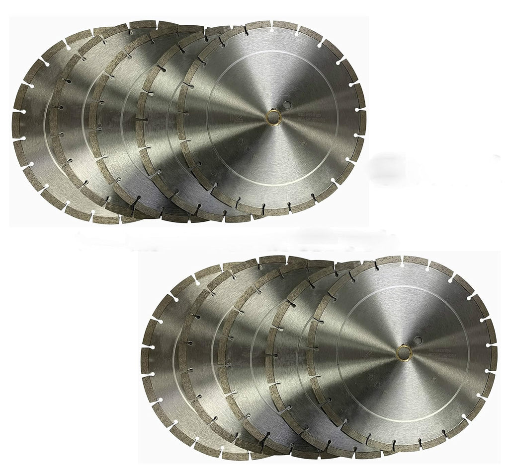 (10 Pack) VTXMax VSS 12 Inch Dry or Wet Cutting General Purpose Power Saw Segmented Diamond Blades for Concrete Stone Brick Masonry (12' (10 pcs))