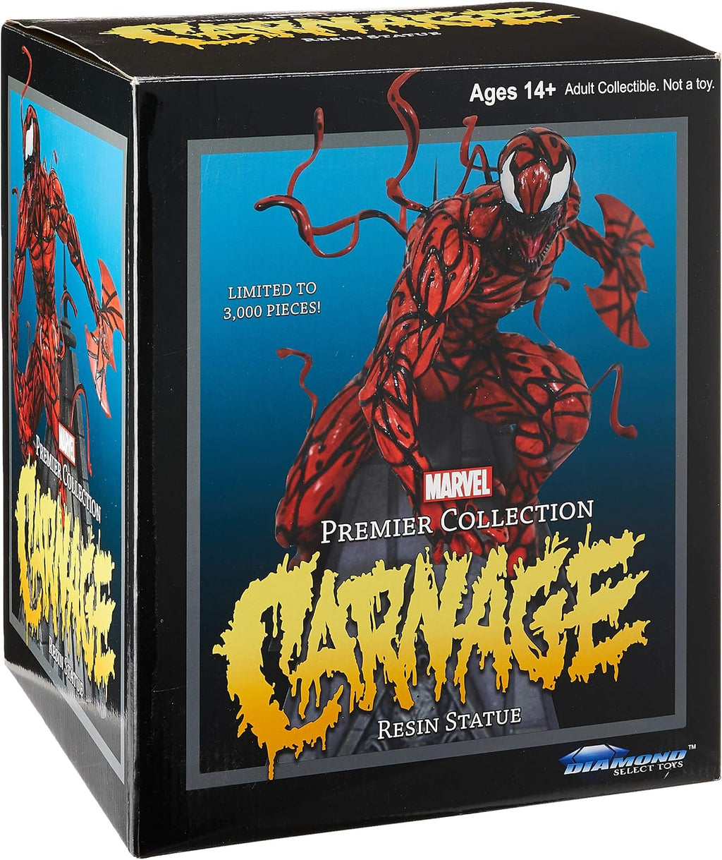 DIAMOND SELECT TOYS Marvel Premier Collection: Carnage Resin Statue,Multicolor,12 inches