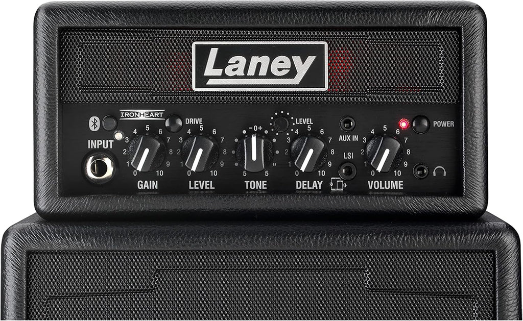 Laney MINISTACK-B-IRON Bluetooth Battery Powered Guitar Amp With Smartphone Interface | Battery Powered, Smartphone Interface