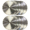 (10 Pack) ALSKAR DIAMOND ADLSS 14 inch Dry or Wet Cutting General Purpose Segmented High Speed Diamond Saw Blades for Concrete Stone Brick Masonry (14' - 10 pcs)