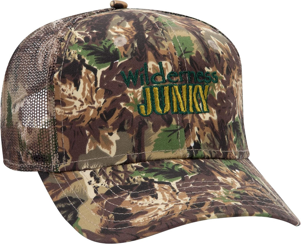 OTTO Wholesale 12 x Cap Camouflage 6 Panel Mid Profile Mesh Back Trucker Hat