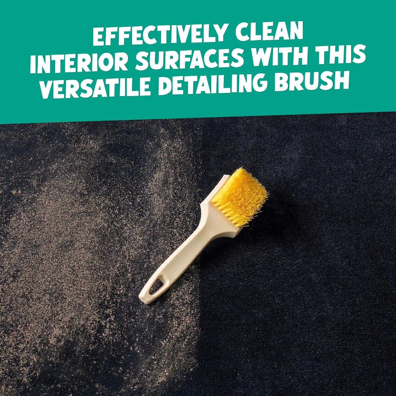 Chemical Guys Induro 7 Heavy Duty Interior Carpet&Upholstery Detailing Brush – Durable Bristles,Car Carpet Brush for Deep Cleaning Fabric,Mats&Seats,Ergonomic Grip for Comfort and Control,(Pack of 12)
