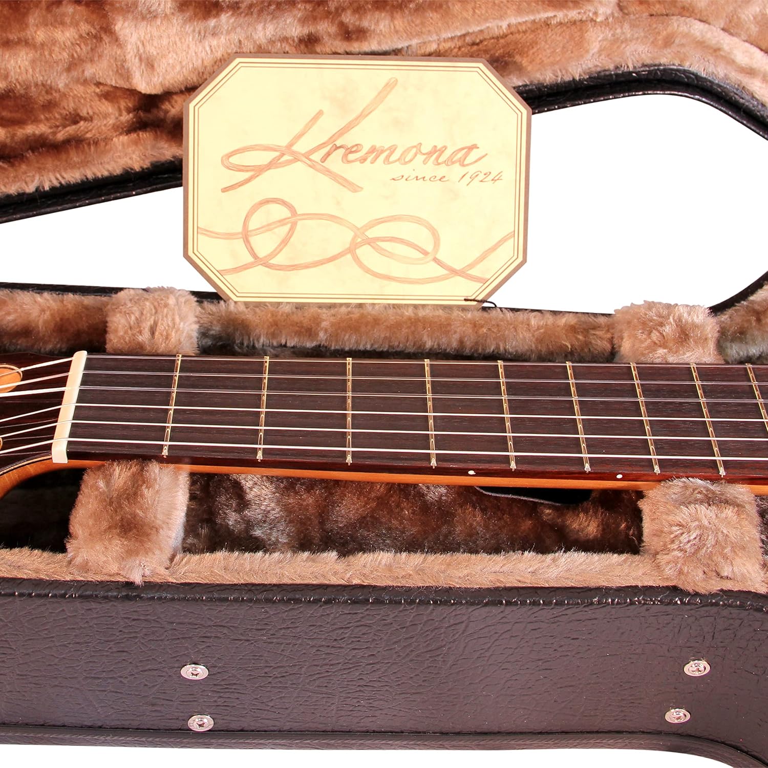 Kremona Fiesta F65CW-SB – Acoustic/Electric Nylon String Guitar – Handmade in Europe – Deluxe Hardshell Case Included