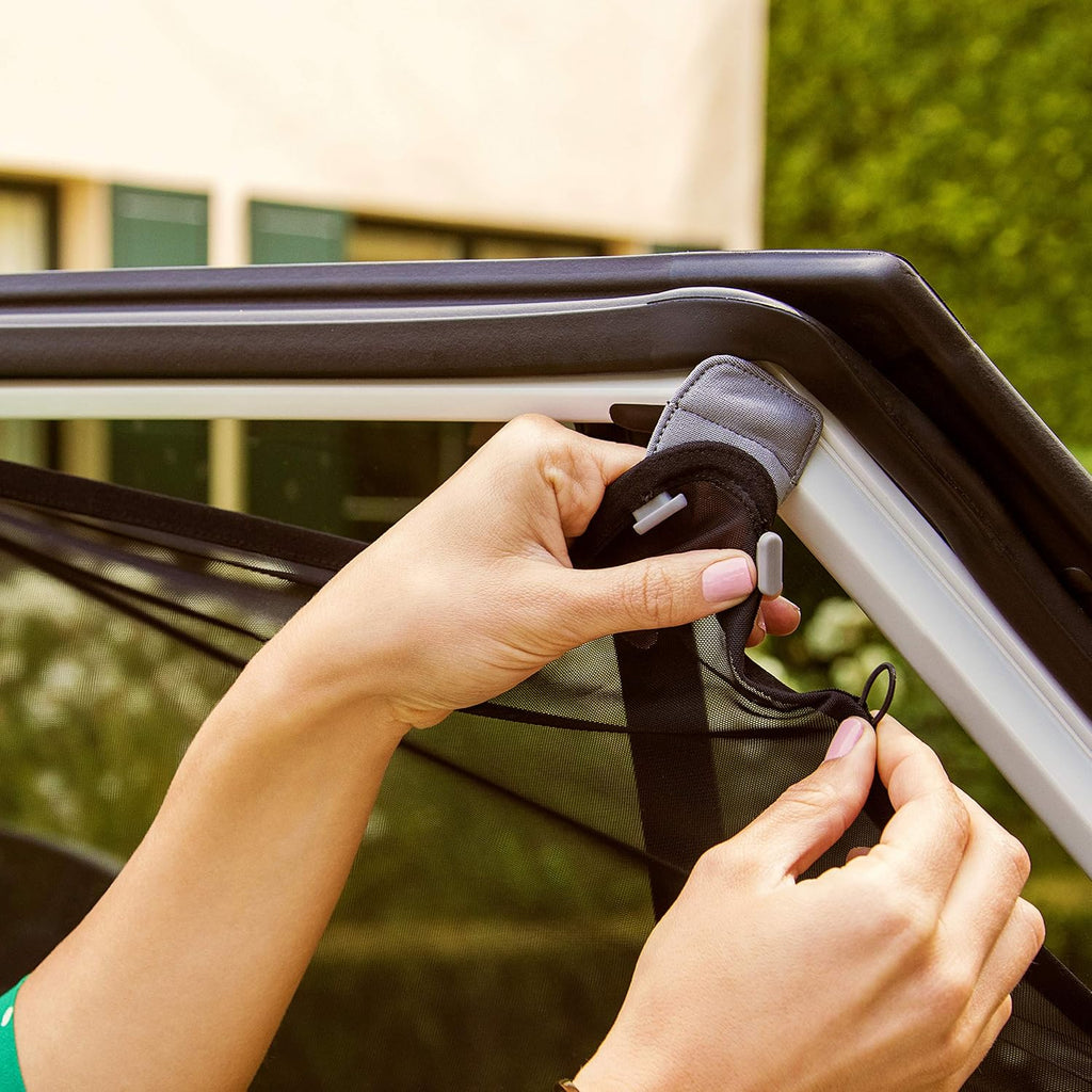 Munchkin® Brica® Magnetic Stretch to Fit™ Sun Shade, Black (Pack of 12)