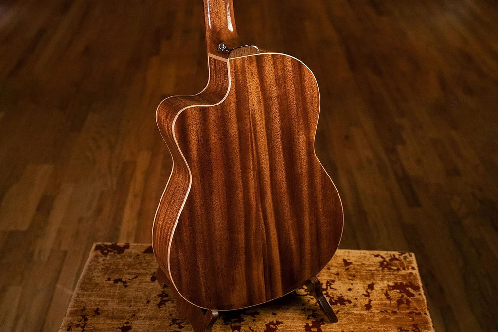 Ortega Guitars 6 String Performer Series Solid Top Slim Neck Reverse Acoustic-Electric Nylon Classical Guitar w/Bag, Right (RCE238SN-FT)