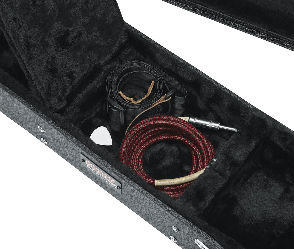 Gator Cases Deluxe Wood Hard-Shell Case for Les Paul Electric Guitars (GW-LPS)
