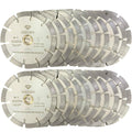 (20 Pack) ALSKAR DIAMOND 5 inch Dry or Wet Cutting General Purpose Power Saw Segmented Diamond Blades for Concrete Stone Brick Masonry (5' - 20 pcs)