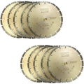 (10 Pack) VTXMax VSS 10 Inch Dry or Wet Cutting General Purpose Power Saw Segmented Diamond Blades for Concrete Stone Brick Masonry (10' (10 pcs))