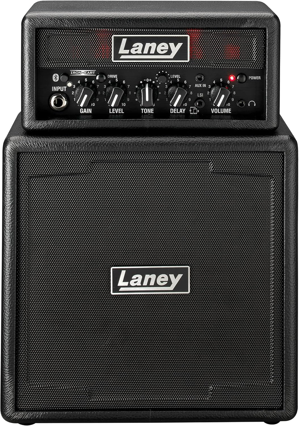 Laney MINISTACK-B-IRON Bluetooth Battery Powered Guitar Amp With Smartphone Interface | Battery Powered, Smartphone Interface