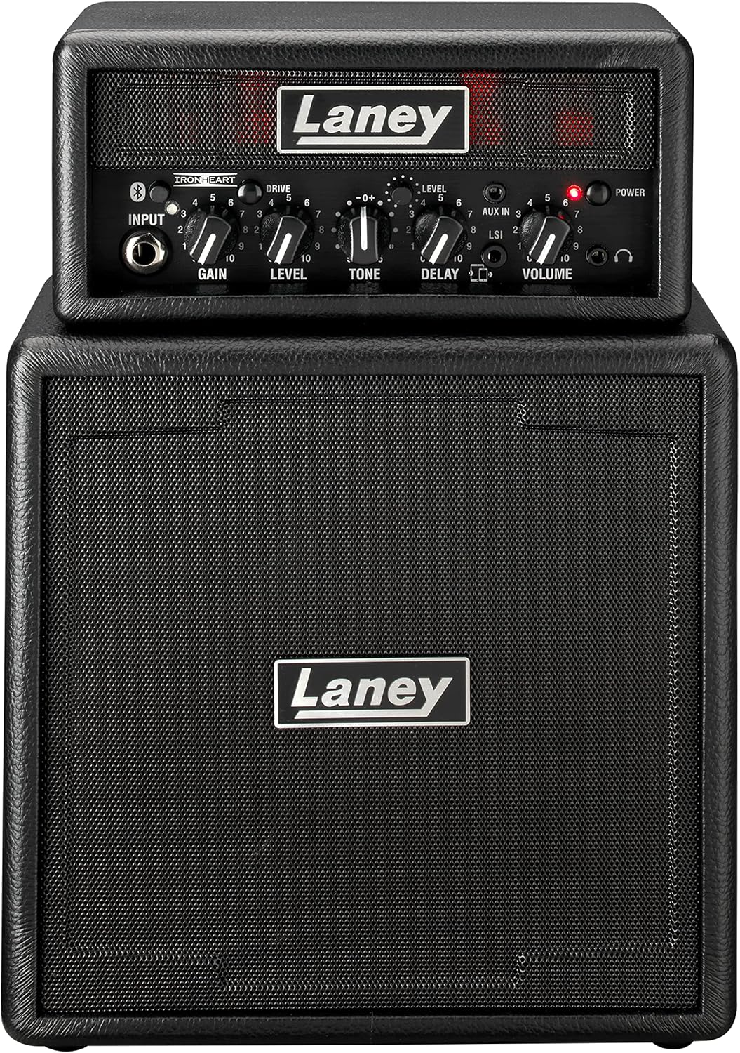 Laney MINISTACK-B-IRON Bluetooth Battery Powered Guitar Amp With Smartphone Interface | Battery Powered, Smartphone Interface