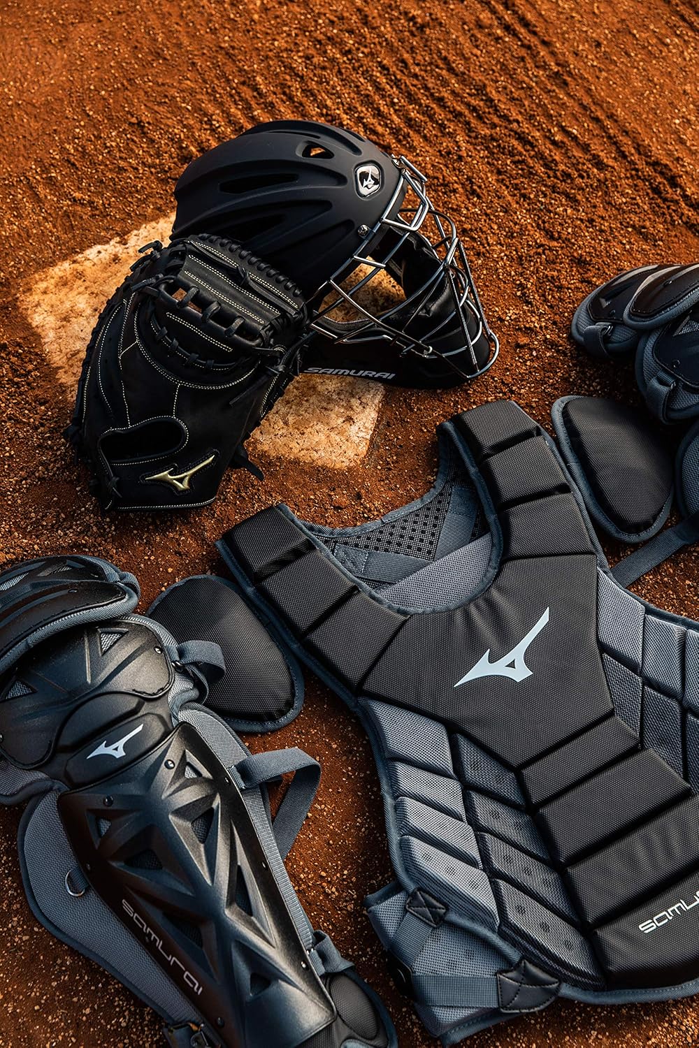 Mizuno Youth Samurai Baseball Shin Guards