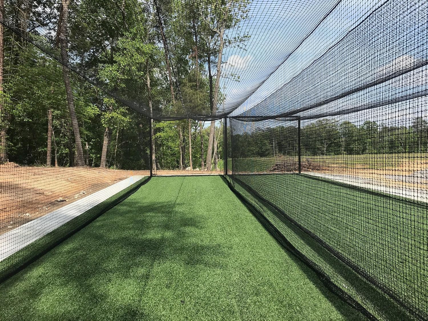 LFS Batting Cage Net – Baseball & Softball Netting for Indoor & Outdoor Training | UV Treated, Weather Resistant, Durable | Net Only – No Frame Included